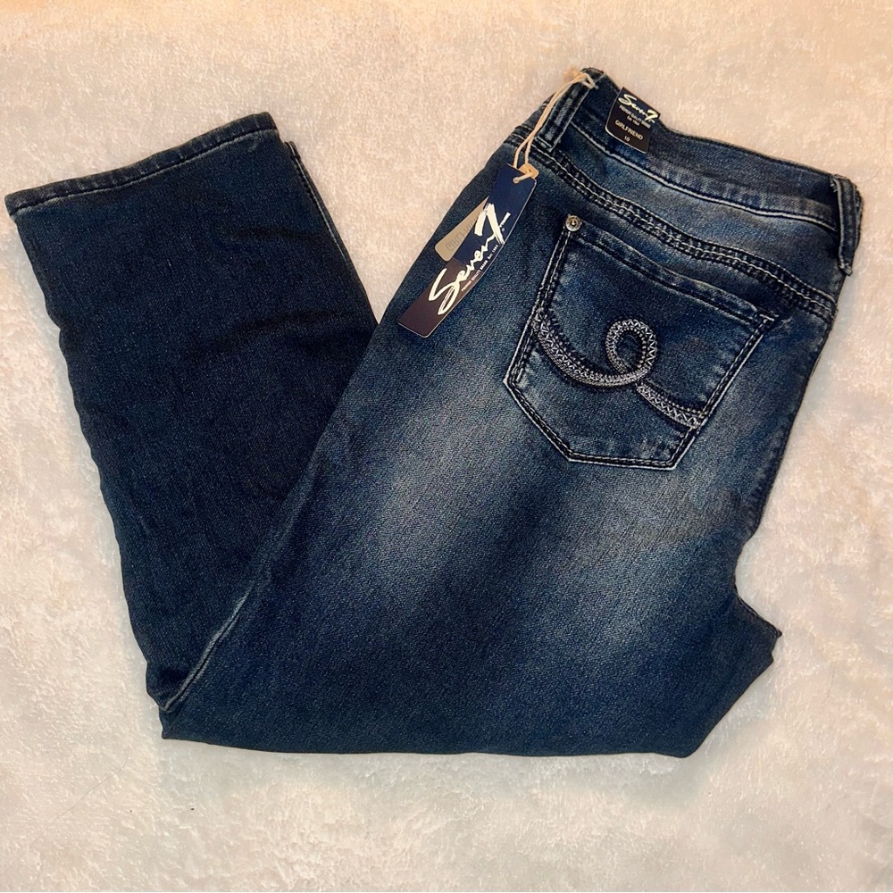 Seven7 Girlfriend Blue Jeans 10